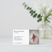 Ziektemonster Businesscard Template Visitekaartje (Staand voorkant)
