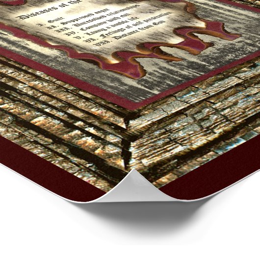 Ziekten van de soep poster (Hoek)