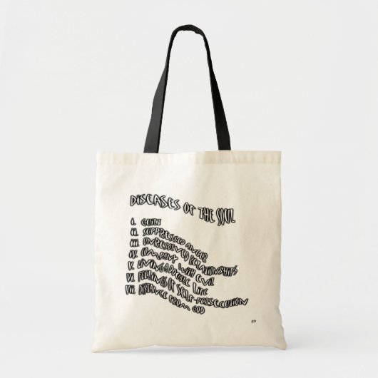 Ziekten van de soep tote bag (Voorkant)