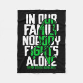 Ziekteondersteuning Familie Nierziekte Bewustzijn Fleece Deken (Voorkant)