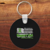 Ziekteondersteuningseenheid vlag Nierziekte bewust Sleutelhanger (Voorkant)