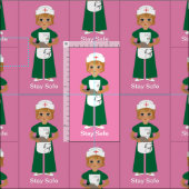 Ziekteverpleging Veilig geluid Grafisch Stof (Delen)