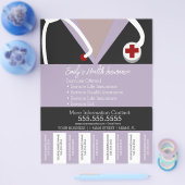 Ziekteverzekering levensverzekering buiten bedrijf flyer (Enkel)