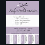 Ziekteverzekering levensverzekering buiten bedrijf flyer<br><div class="desc">Modern Flyers for Nurse,  Health Insurance,  Life Insurance,  etc.</div>