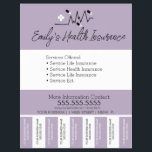 Ziekteverzekering levensverzekering buiten bedrijf flyer<br><div class="desc">Modern Flyers for Nurse,  Health Insurance,  Life Insurance,  etc.</div>