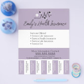 Ziekteverzekering levensverzekering buiten bedrijf flyer (Enkel)