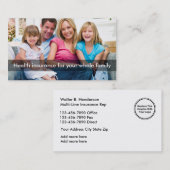 Ziekteverzekering multi-line reep visitekaartje (Voorkant / Achterkant)