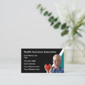 Ziekteverzekeringsthema Visitekaartjes (Staand voorkant)