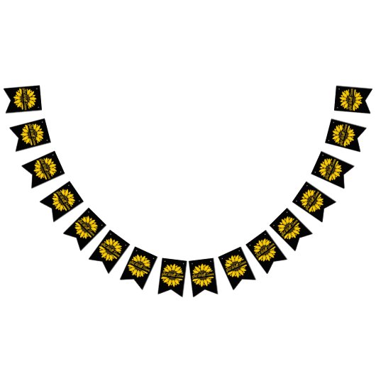 Ziektevrij Vaandel met Zonnekraan Bloemen Vlaggetjes (Alle)