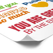 Ziekteziekenhuispersoneel Waarderingsactiviteiten Poster (Hoek)