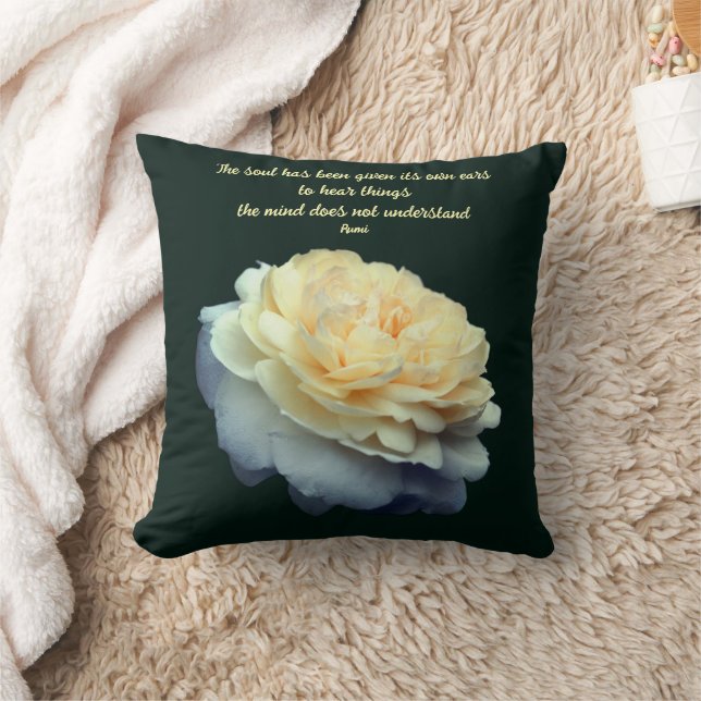 Ziel En Geest Rumi Inspirerende Quote  Kussen (Deken)