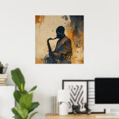 Ziel in improvisatie poster (Thuiskantoor)