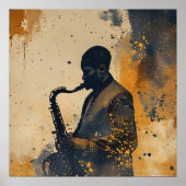 Ziel in improvisatie poster (Voorkant)