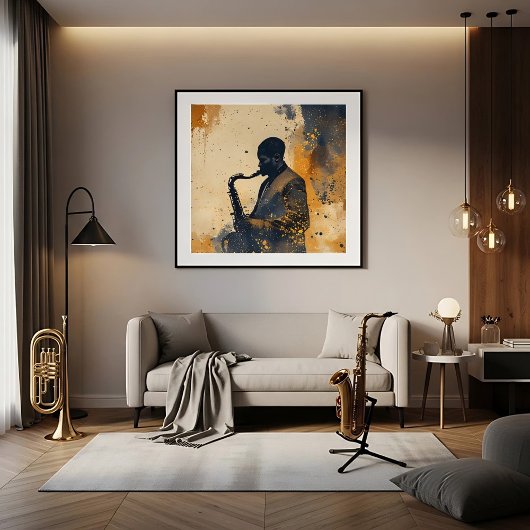 Ziel in improvisatie poster