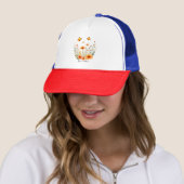 Ziel in volle bloei trucker pet (In situ)