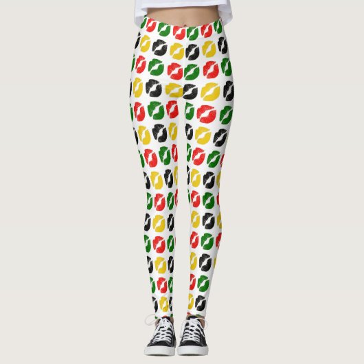 Ziel Kusjes Leggings (Voorkant)