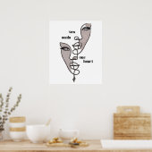 ziel poster (Keuken)