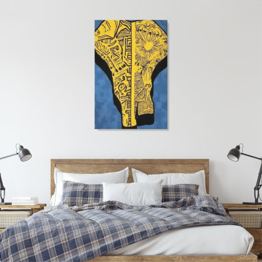 Ziel van Afrika Canvas Afdruk (Insitu (Slaapkamer))