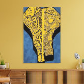 Ziel van Afrika Canvas Afdruk (Insitu (Woonkamer))