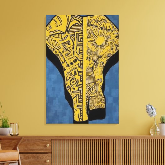 Ziel van Afrika Canvas Afdruk (Insitu (Woonkamer))