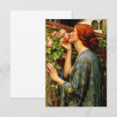 Ziel van de Roos John William Waterhouse Bedankkaart (Voorkant / Achterkant)