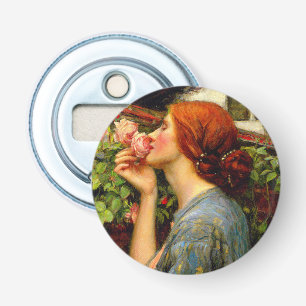 Ziel van de Roos John William Waterhouse Button Flesopener
