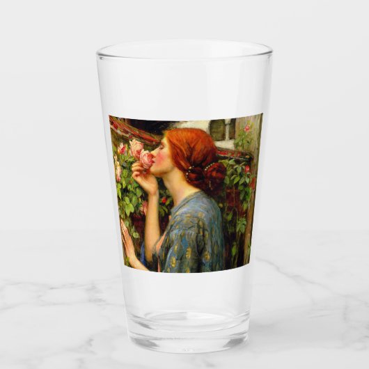 Ziel van de Roos John William Waterhouse Glas (Voorkant)