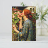 Ziel van de Roos John William Waterhouse Kaart (Staand voorkant)