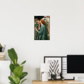 Ziel van de Roos John William Waterhouse Poster (Thuiskantoor)