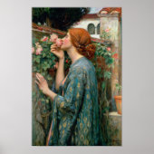 Ziel van de Roos John William Waterhouse Poster (Voorkant)