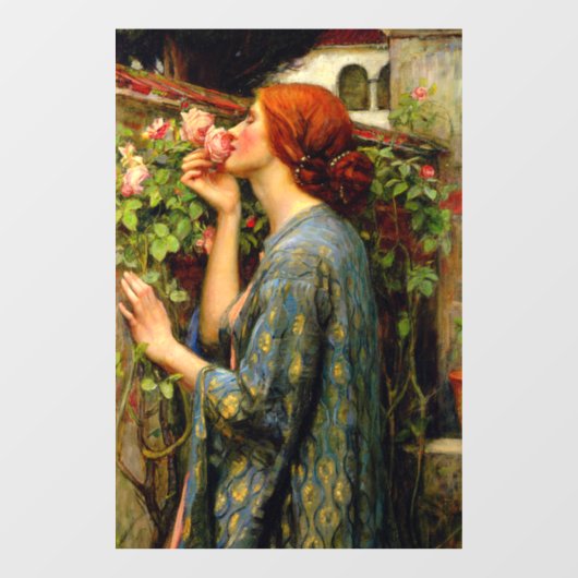 Ziel van de Roos John William Waterhouse Raamsticker (Vel)