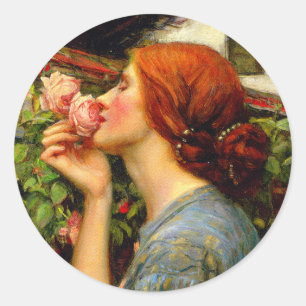 Ziel van de Roos John William Waterhouse Ronde Sticker