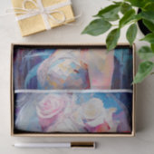 Ziel van een engel, pastel papier collage (Geschenk)