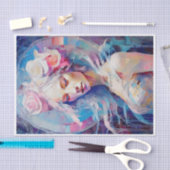 Ziel van een engel, pastel papier collage (Craft)