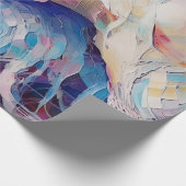 Ziel van een engel, pastel papier collage (Hoek)