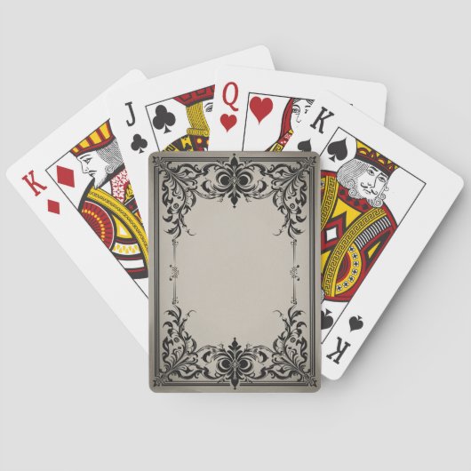 Ziel van het spel twee pokerkaarten (Achterkant)