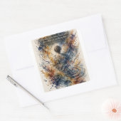 Ziel wordt gekleurd — Marcus Aurelius Sticker (Envelop)