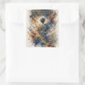 Ziel wordt gekleurd — Marcus Aurelius Sticker (Tas)