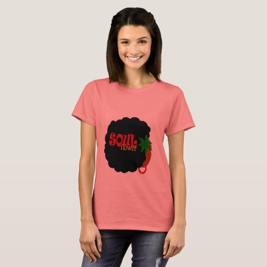 zielbloem t-shirt (Voorkant volledig)