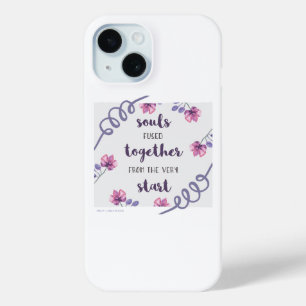 Zielen versmolten van bij het begin iPhone 15 case