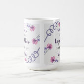 Zielen versmolten van bij het begin koffiemok (Center)