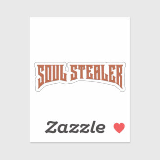 Zielendief Funny Rodekop Heavy Metal Typografie Sticker
