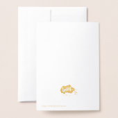 Zielenzuster Goud Folie Kraft Kaart (Met envelop)