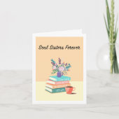 Zielenzusters Voor Altijd Een stapel Tijdloze Vrie Kaart (Voorkant)