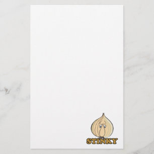 zielige knoflook briefpapier