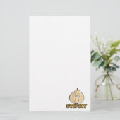 zielige knoflook briefpapier (Staand voorkant)