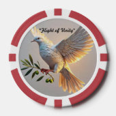 "Zielige vredesreflecties" Poker Chips (Voorkant)