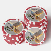 "Zielige vredesreflecties" Poker Chips (Opstapeling)