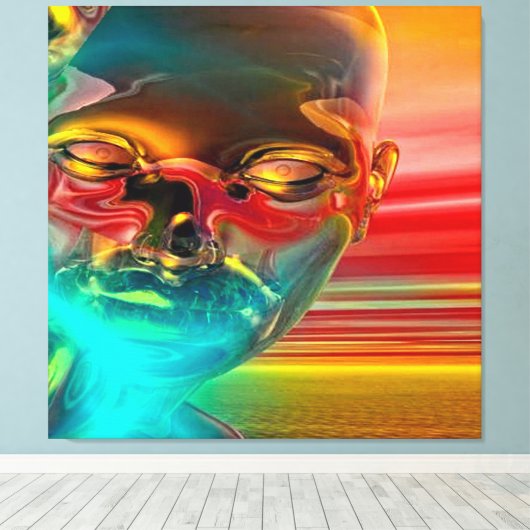 Zieljager Canvas Afdruk (Insitu (Houten vloer))