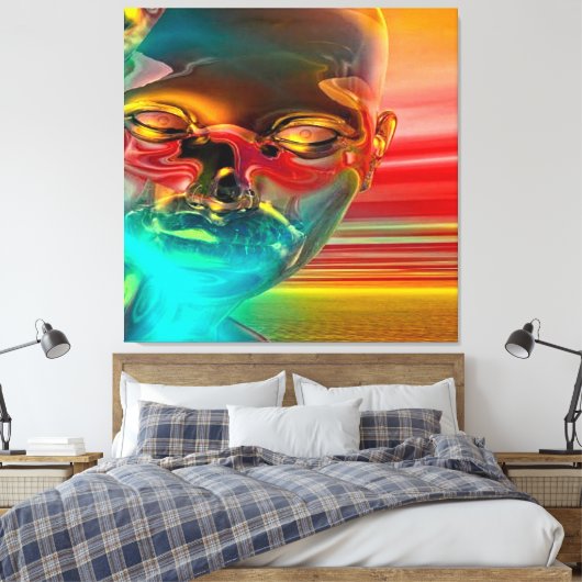 Zieljager Canvas Afdruk (Insitu (Slaapkamer))